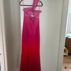 Runaway the Label Kyree Maxi Dress in Pink Ombré